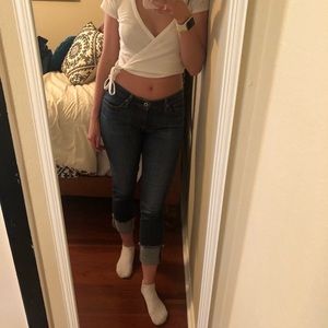 Adriano Goldschmied Petite Slim Straight Cuffed